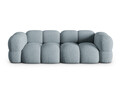 Canapea 4 locuri, Loretto, Cosmopolitan Design, 250x100x68 cm, tesatura structurata, albastru pastel