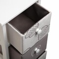 Organizator pentru baie cu 4 sertare Cozy, Versa, 30x25x72 cm, lemn