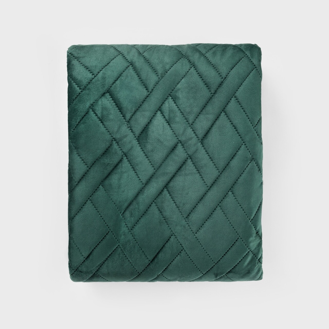 Cuvertura matlasata Tuala, Homla, 200x220 cm, poliester, verde - 1 | YEO