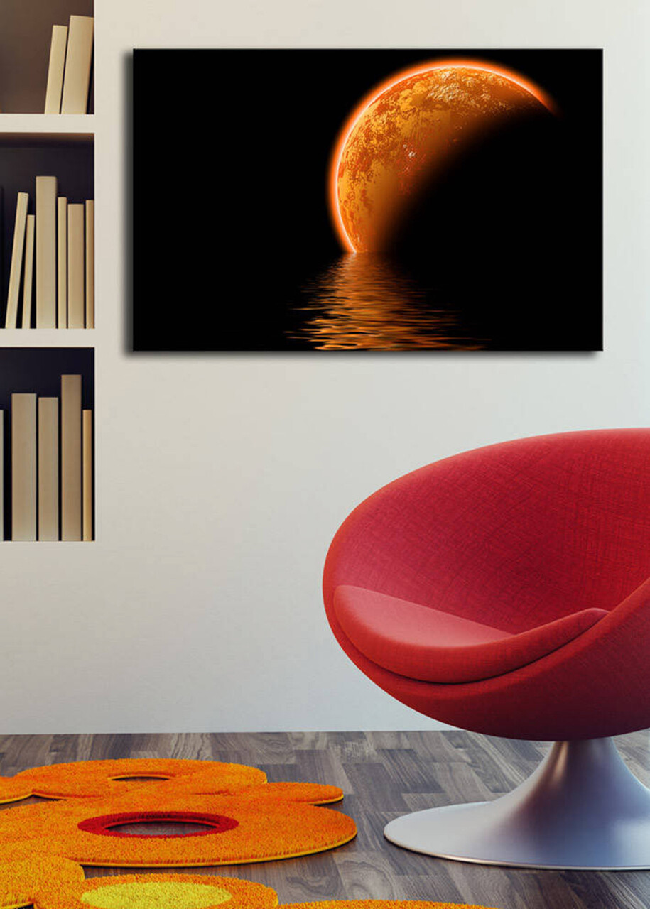 Tablou decorativ cu lumina LED, 4570DACT-10, Dimensiune: 45 x 70 cm, Multicolor - view 2