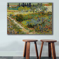 Tablou decorativ, 70100VANGOGH040, Canvas, Lemn, Multicolor