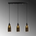 Candelabru, Opviq, Smoked - 043, E27, 60 W, metal/sticla