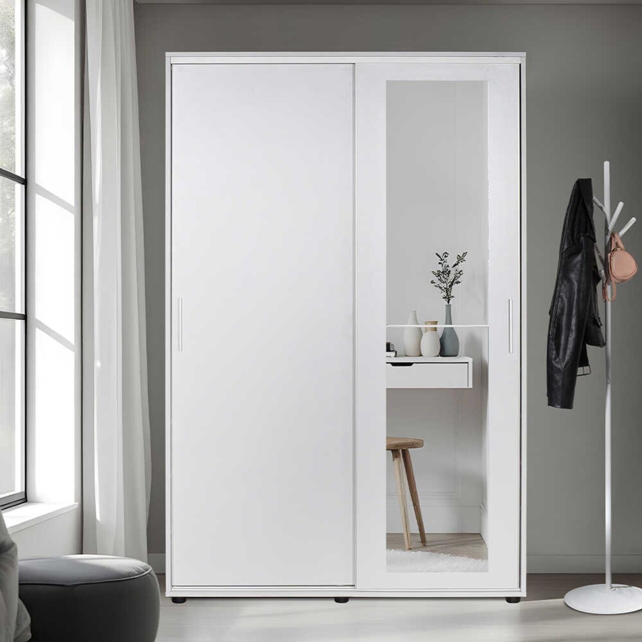 Cuier de perete, Adore, Prt-620-Bb-3, Alb