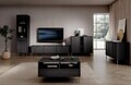 Comoda ADRK, Tili 2D 3P, 100.2x40.8x95 cm, PAL laminat, negru