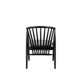 Scaun, Fairfax, Albero51, 55x77x47 cm, Lemn de fag , Negru/Bej
