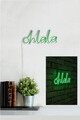 Decoratiune luminoasa LED, Oh La La, Benzi flexibile de neon, DC 12 V, Verde