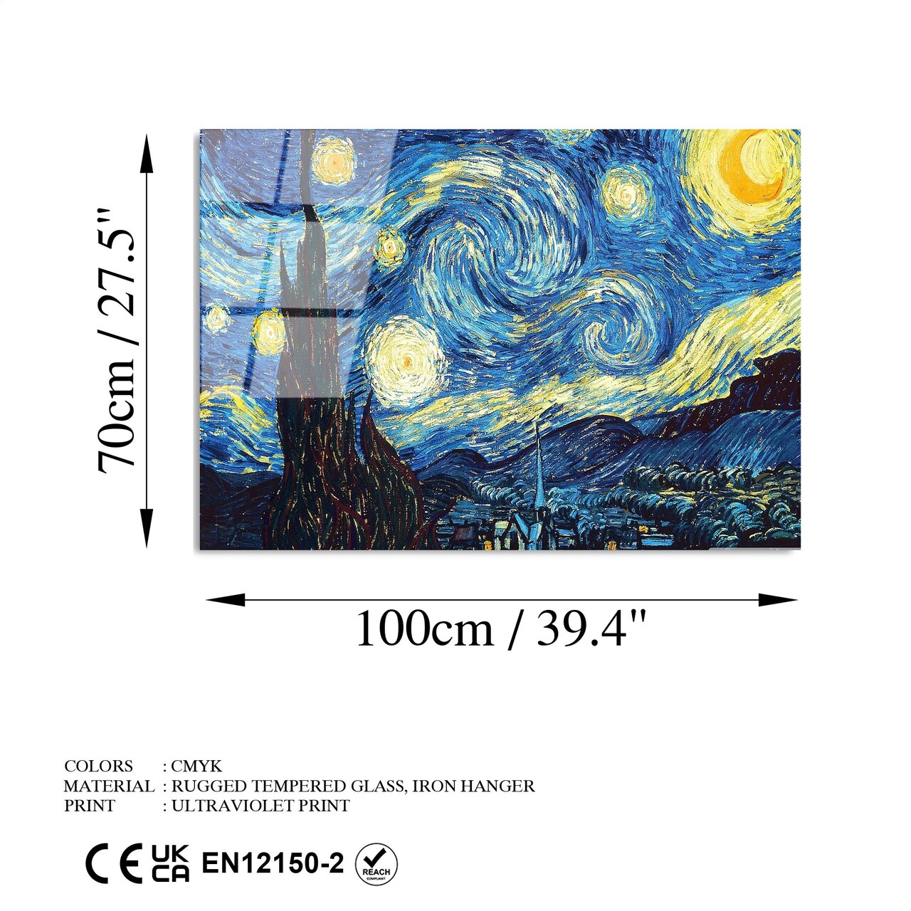 Tablou decorativ, UV-203 70 x 100, 70 x 100 cm, Multicolor - view 8