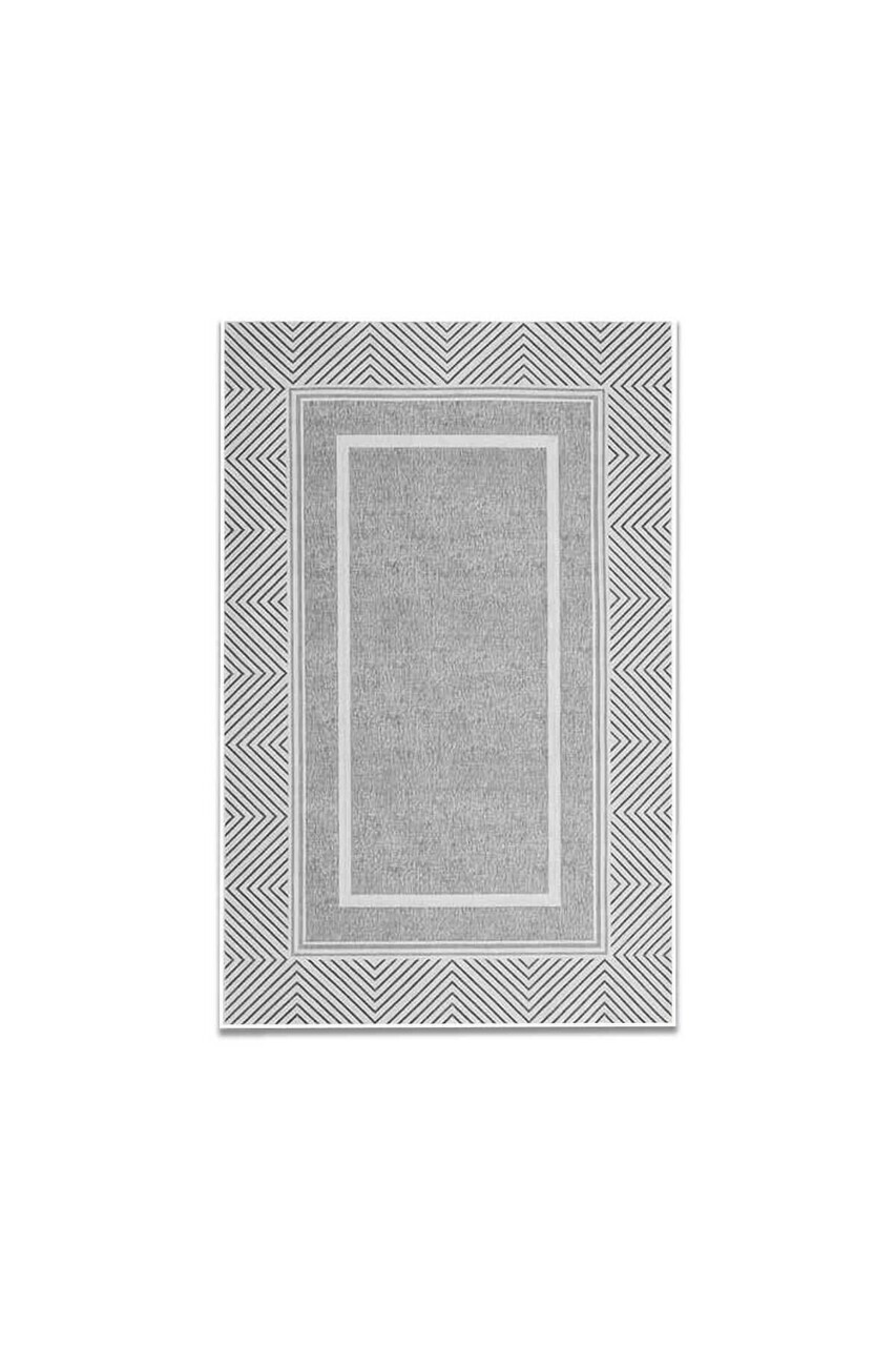 Covor, CLR-7237-HALI-78, 140x200 cm, Poliester, Gri — imaginea 3