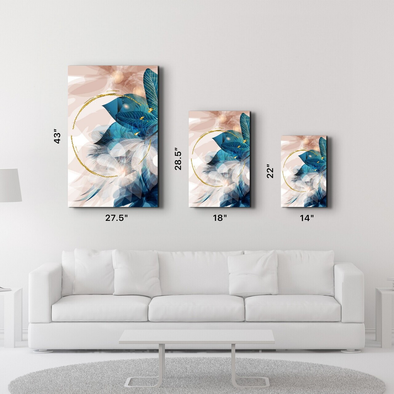 Tablou decorativ, CAM-1090, Dimensiuni: 46 x 72 cm, Multicolor — imaginea 6