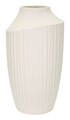 Vaza decorativa Ice, Mauro Ferretti, 28.5x50.5 cm, oxid de magneziu, crem