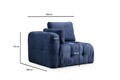 Coltar, Atelier del Sofa, 560ARE4128, Lemn de fag / PAL, Albastru navy