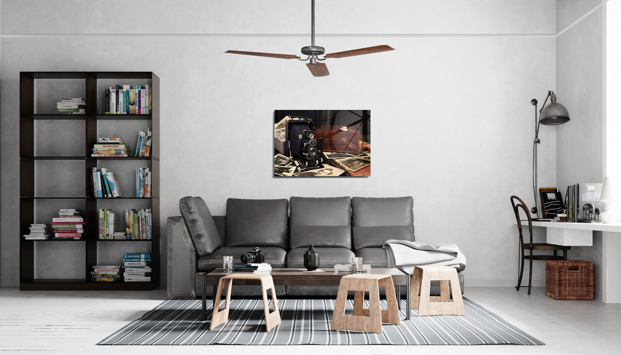 Tablou decorativ, 1243, Sticla temperata, 70 x 100 cm, Multicolor - 1 | YEO