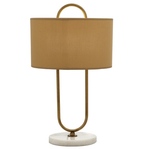 Lampa de masa, ml-9112-1e, aurora, 30 x 57 cm, 1 x e27, 60w, aramiu antic