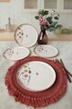 Set farfurii pentru desert, Hermia, 275KRM2598, Dimensiune: 22 cm (4 bucăți), Multicolor