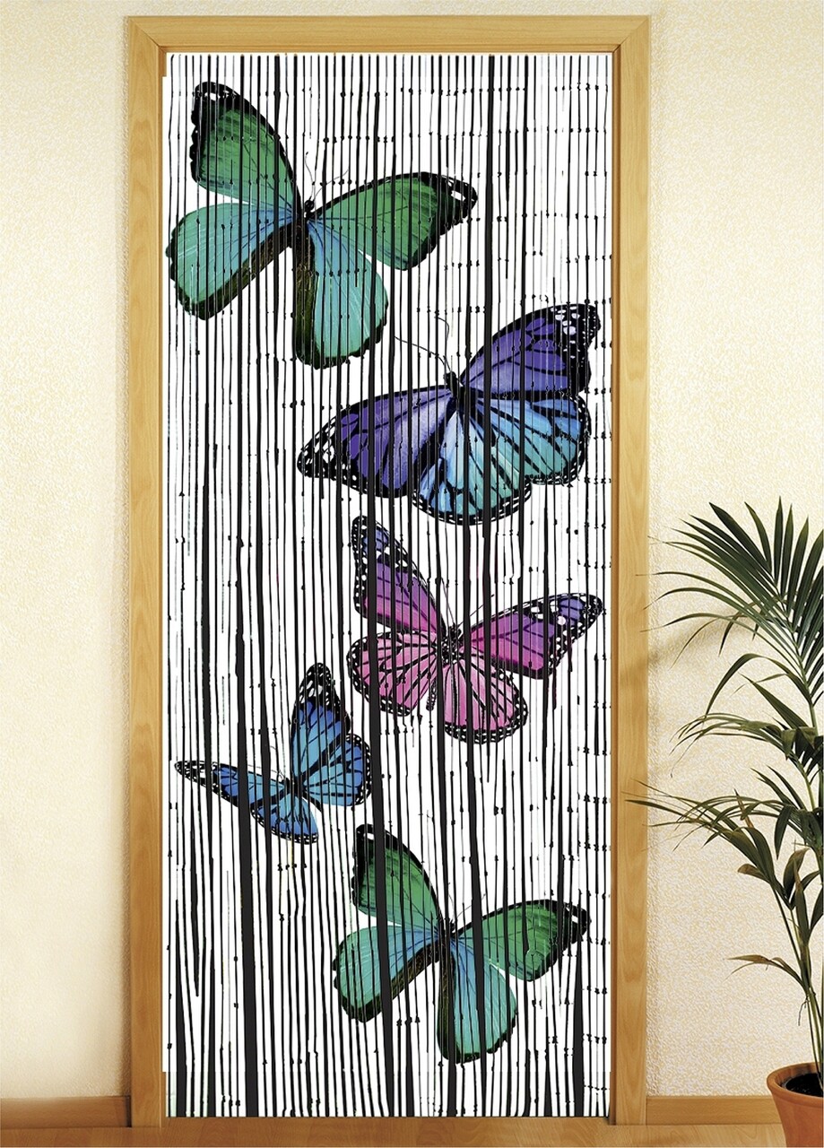 Perdea, Maximex, Butterflies, 90 x 200 cm, bambus, multicolor - 2 | YEO