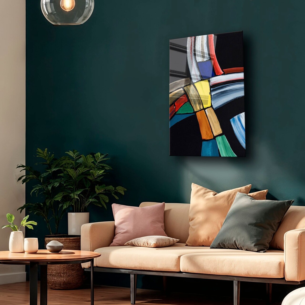 Tablou decorativ, Camtbl-021, 70 x 100 cm, Multicolor - view 3