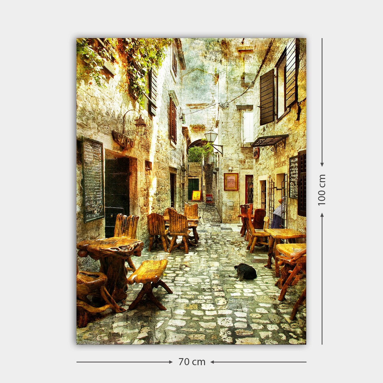 Tablou decorativ, 23364400_70100, Cadru: 100% LEMN (grosime: 3 cm), Multicolor - view 3