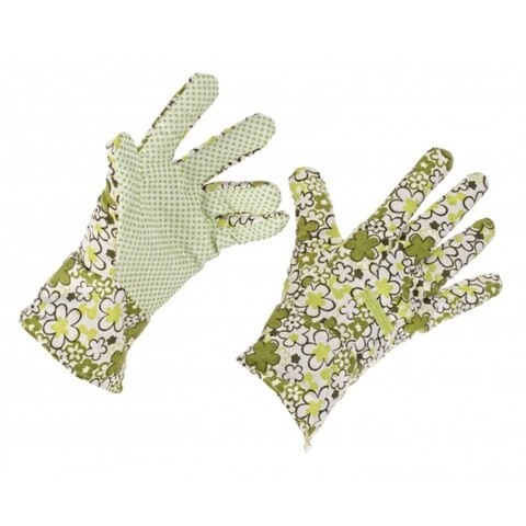 Manusi pentru gradinarit, terra green, bizzotto, 12x25 cm, bumbac
