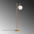 Lampadar, Fulgor, 942FLG1526, Metal, Auriu