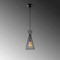 Lustra, Fulgor, 942FLG1613, Metal, Negru/Maro antic