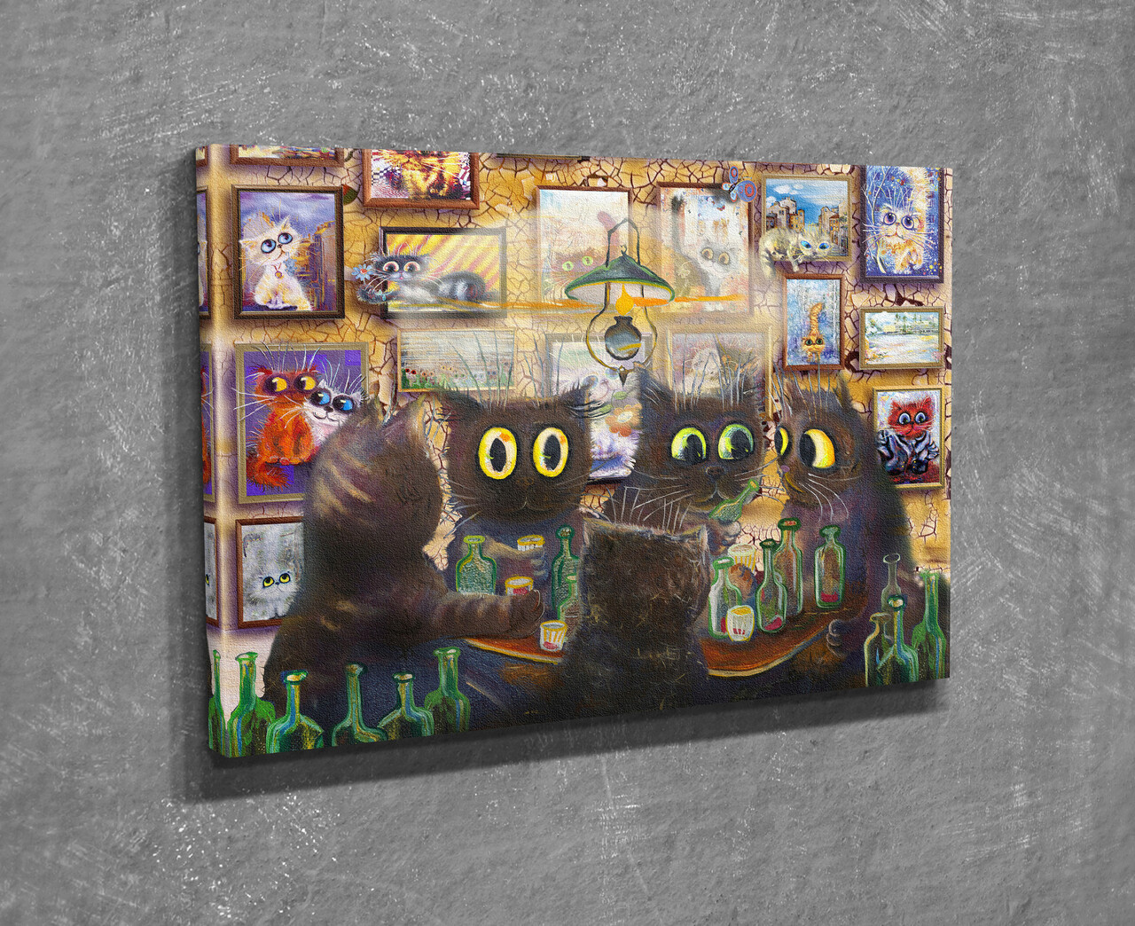 Tablou decorativ, DC379, Rama de lemn, Multicolor - view 4