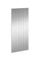 Oglinda decorativa, Mirrorland, Rectangular Stripe, Oglindă indestructibilă cu obturator, Argintiu