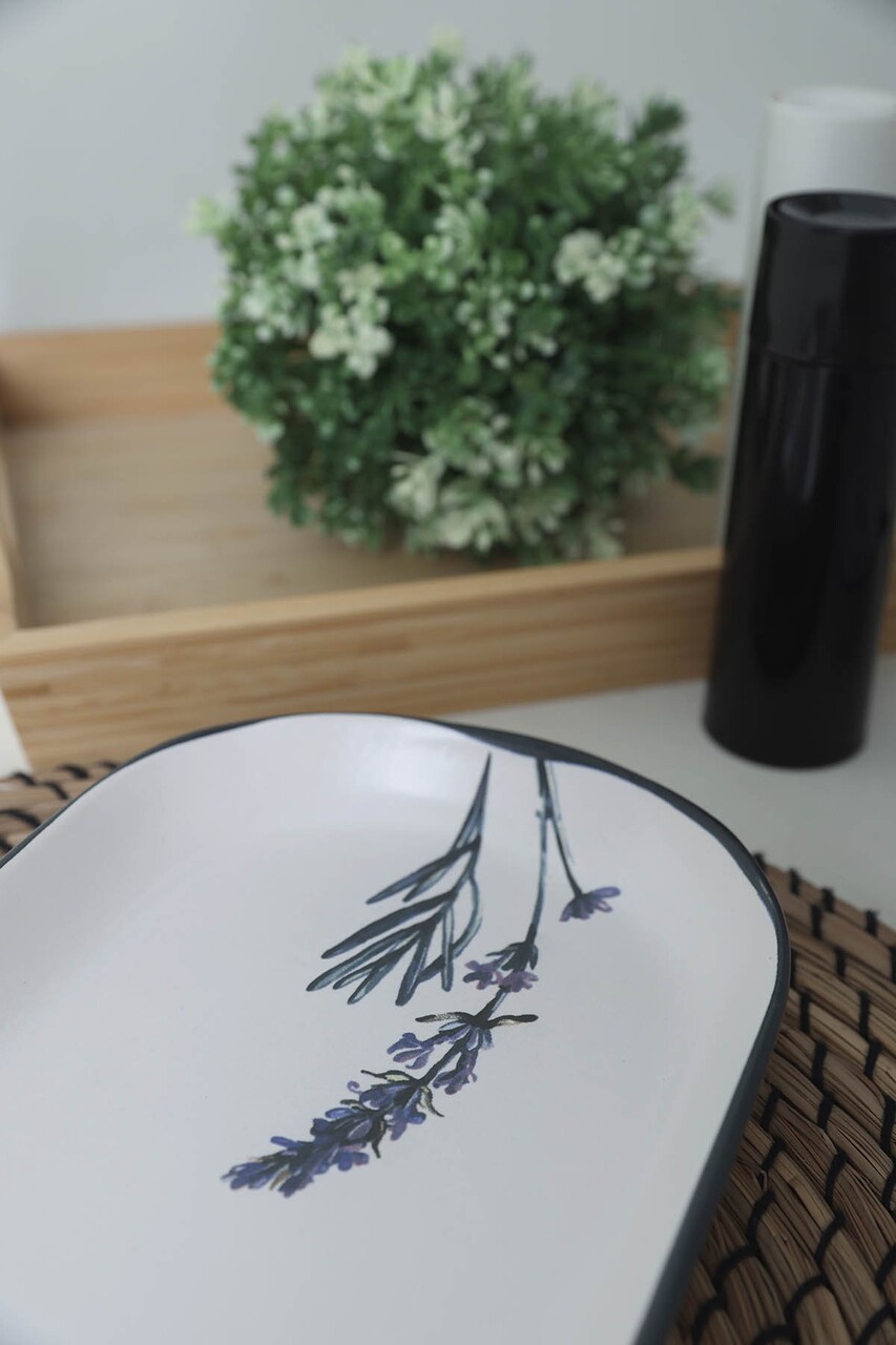 Set platou (2 bucăți), L'essentiel Maison, 275KRM2457, Antibacterian, Alb mat - view 4