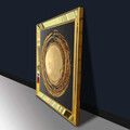 Tablou decorativ, ACAT008, Canvas , Lemn/oglinda plexiglas, Multicolor