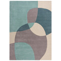 Covor Glow Blue, Flair Rugs, 120x170 cm, lana, albastru
