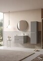 Set Dulap de Baie cu Chiuvetă și Oglindă (2 Piese), Hanah Home, Moonlight 70 v2, Nurcă mată