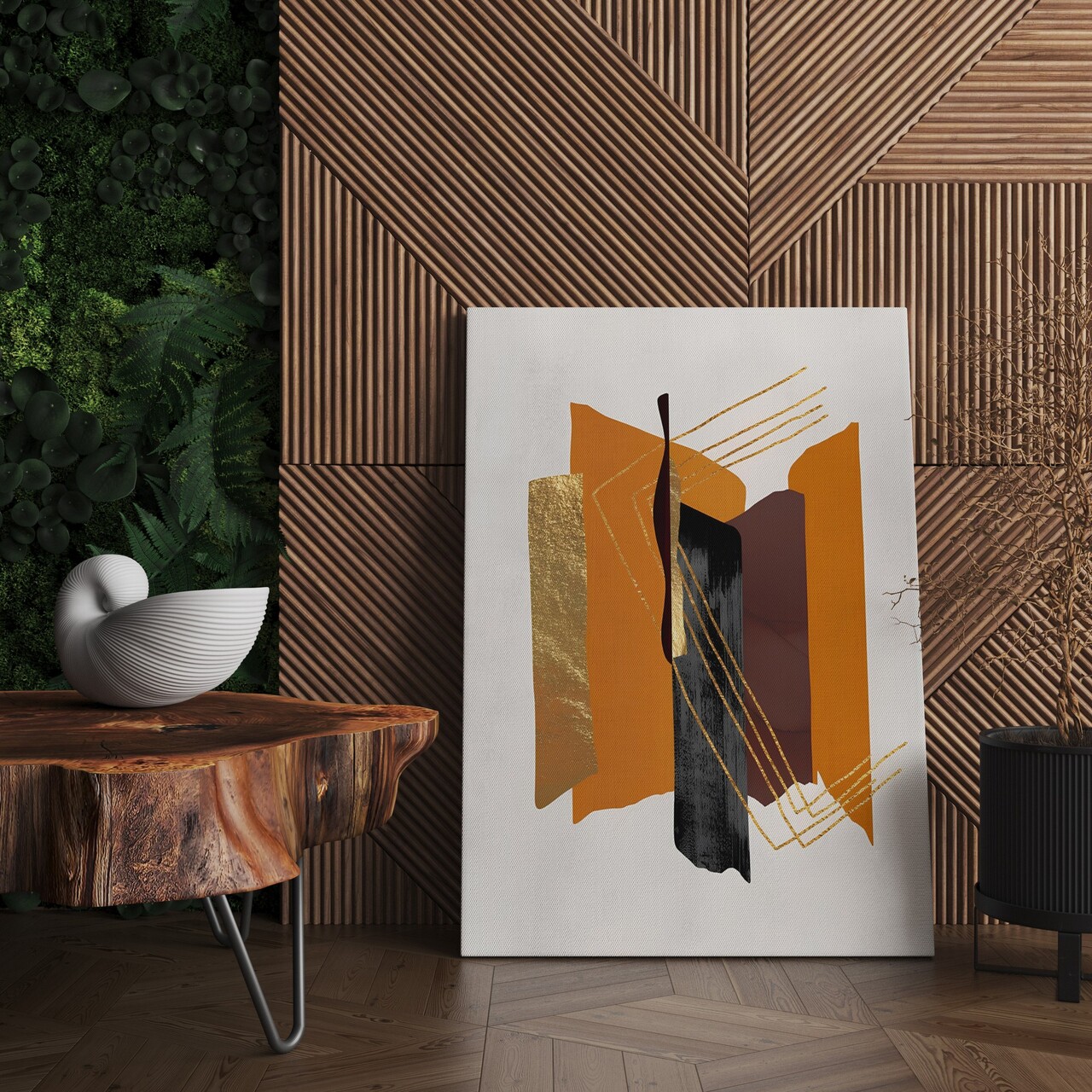 Tablou decorativ, ASR_CNV25-16, Cadru: 100% lemn (Grosime: 2 x 3 cm), Multicolor - view 2