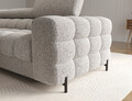 Coltar extensibil dreapta 3 locuri ELTAP, LT-20PEL, Felro, 285x181x93 cm, lemn/poliester, gri