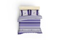 Lenjerie de pat dubla King Quilt (EU) 029 - Lilac, Beverly Hills Polo Club, 3 piese, 240x220 cm, bumbac ranforce, multicolor