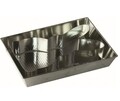 Set tava si forma iepuras, Snb, 36x24.5 cm, inox