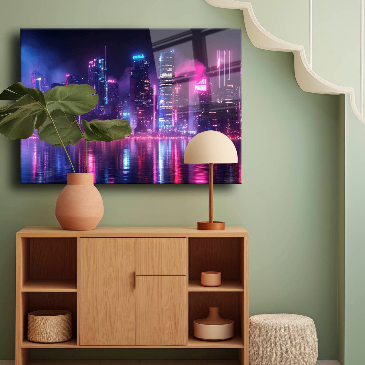 Tablou decorativ, Camtbl-086, 70 x 100 cm, Multicolor - view 2