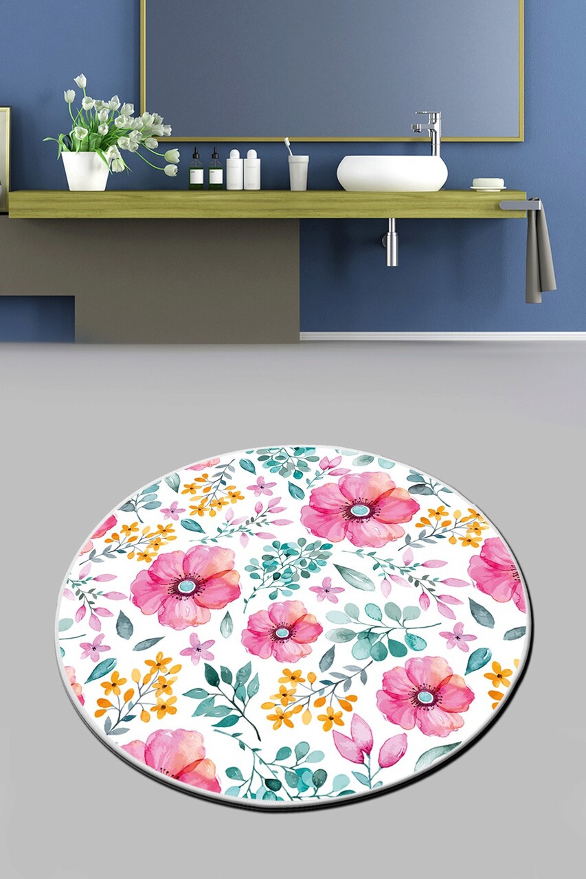Covoras de baie L'essentiel Maison Azalea (100 x 100) 100x100 cm Poliester Multicolor