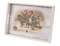 Set 3 tavi de servire Children, Decoris, lemn, multicolor