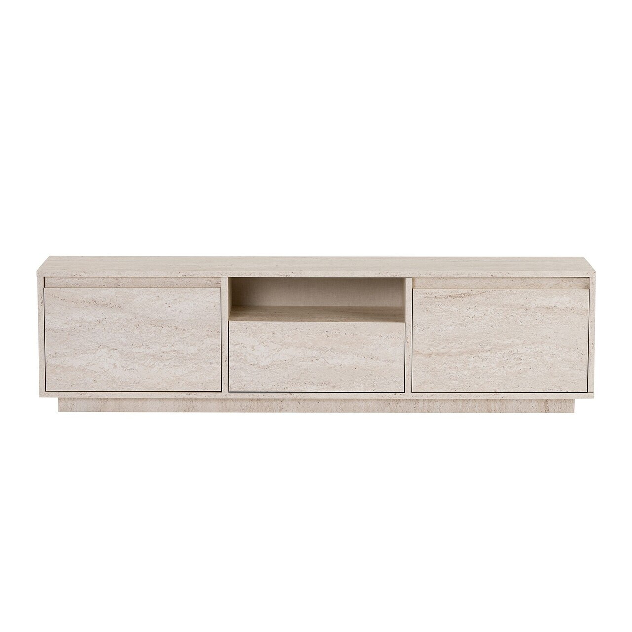 Comoda TV, Hanah Home, Sentinel, 160x42x30 cm, PAL, Travertin — imaginea 7