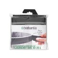 Rezerva sac pentru cos de rufe, Brabantia, Grey, 30-35 L, 80x46.7x3.8 cm, textile, gri