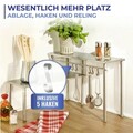 Set 2 rafturi pentru colt bucatarie Maximex, Kitchen, 45x16x31.5 cm, inox, argintiu
