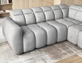 Coltar extensibil dreapta 4 locuri ELTAP, RT-04SO, Falconn, 258x208x107 cm, lemn/poliester, gri