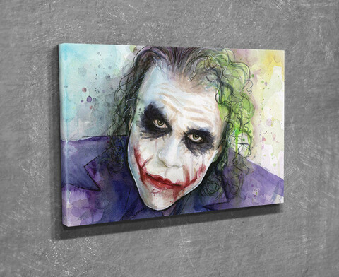 Tablou decorativ, dc352, canvas, lemn, multicolor