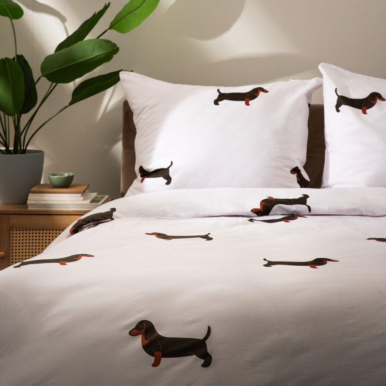 Lenjerie de pat Winnie, Homla, 200x220 cm, bumbac, multicolor