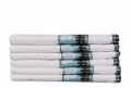 Set 6 prosoape Bordürlü Beyaz Geyikli Çiftlik, Saheser, 30 x 50 cm, 100% bumbac, alb