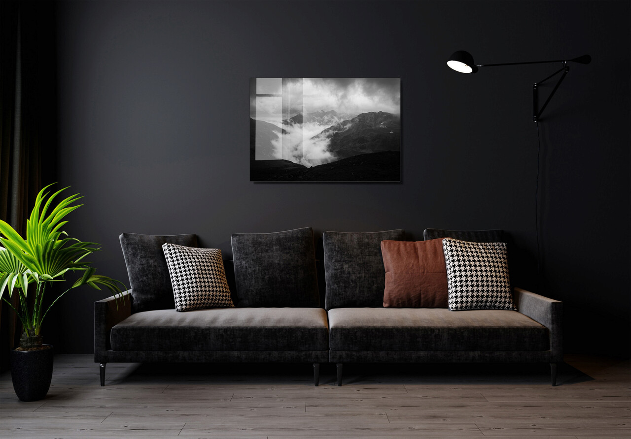 Tablou decorativ, 1353, Sticla temperata, 50 x 70 cm, Multicolor - 1 | YEO