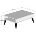 Masuta de cafea Best Oak, Hommy Craft, 90x60x34,6 cm, stejar