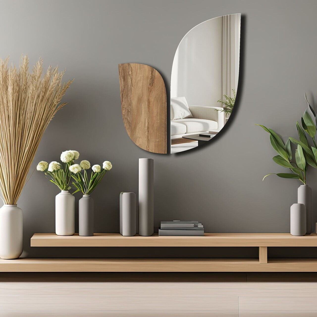Oglinda decorativa, Ozgl511, Baza din 100% EVA (Grosime: 10 mm), Multicolor — imaginea 2