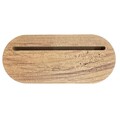Oglinda cosmetica, Lumisfera, Crystal Dew Large, Sticla/MDF, Lemn