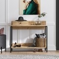 Comoda, Emerald, Alix, 100 x 87 x 35 cm, pal melaminat, stejar/negru