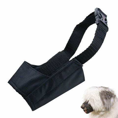 Botnita pentru caini, Gloria Muzzle, marime 5 (24.5 cm), nailon, negru